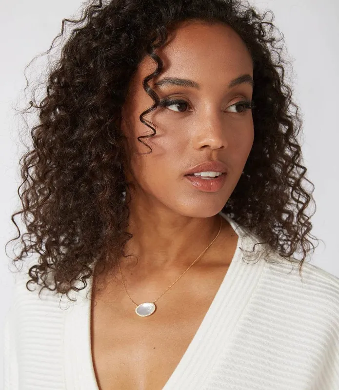 Mother of Pearl Pendant Necklace sold by Karen Kane