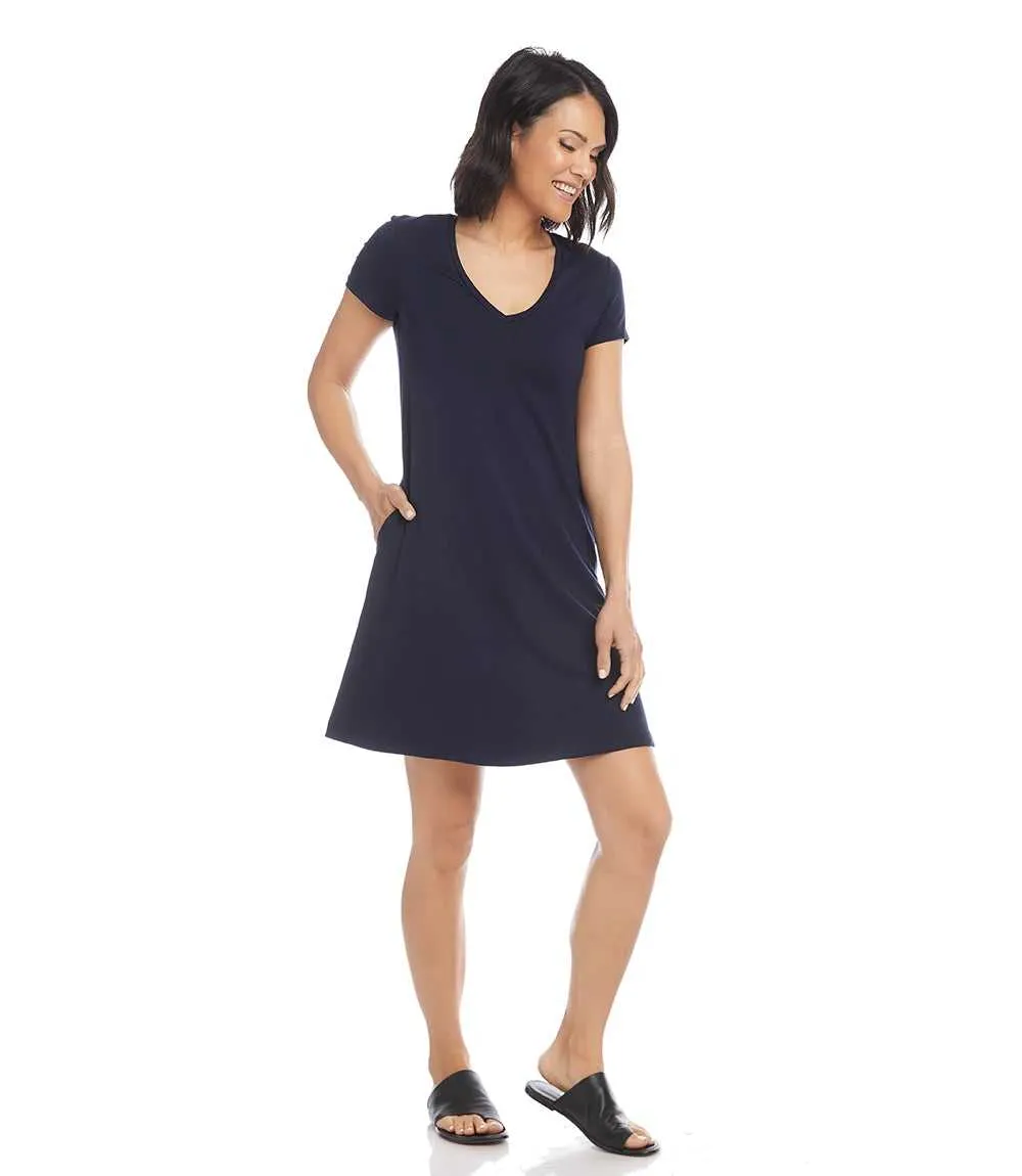 Quinn V-Neck Pocket Dress sold by Karen Kane product image thumbnail 4