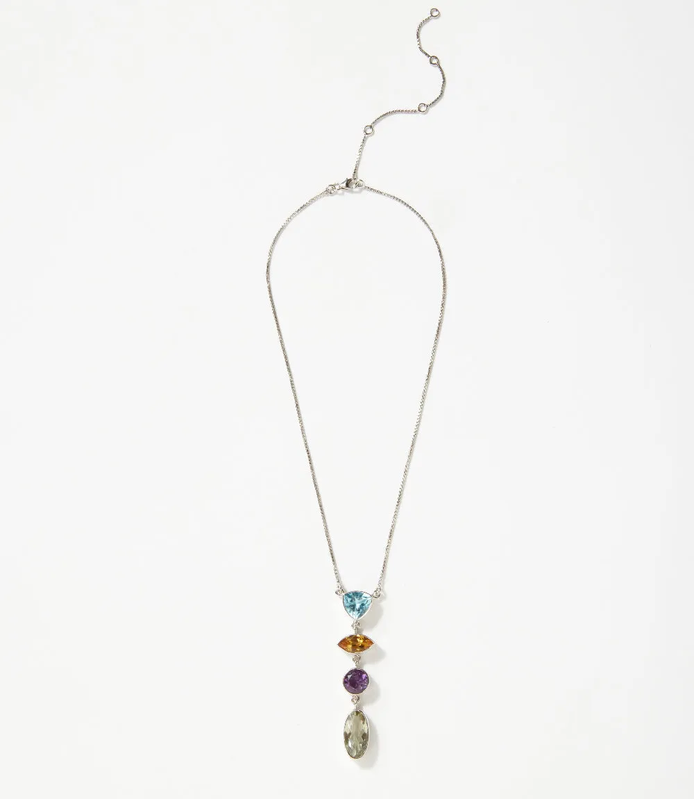Multi Gemstone Necklace sold by Karen Kane product image thumbnail 2