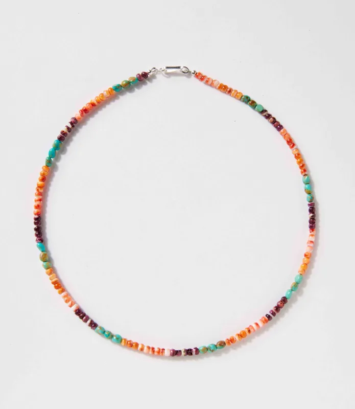 Turquoise And Spiny Oyster Necklace sold by Karen Kane