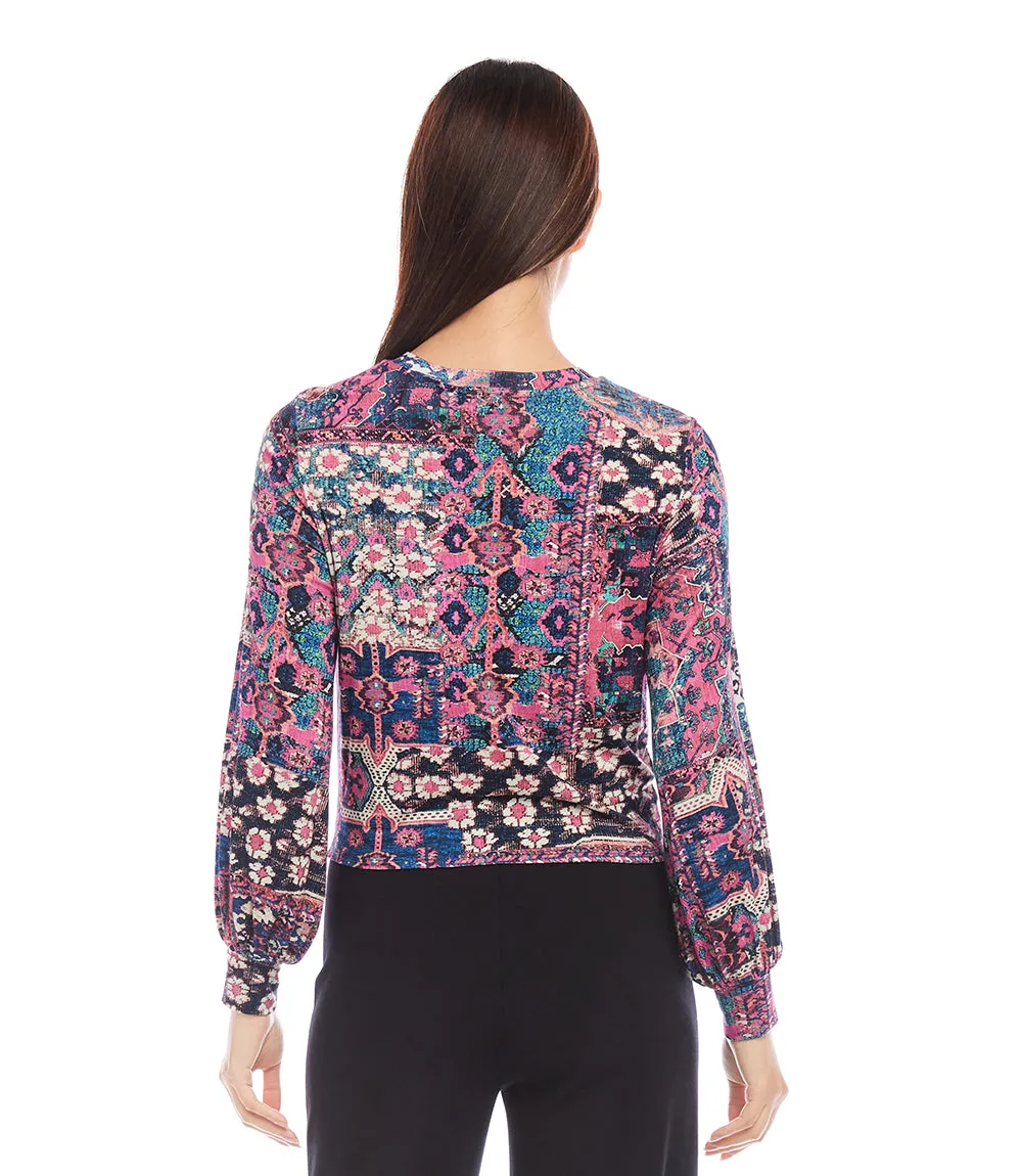 Petite Size Drape Front Top sold by Karen Kane product image thumbnail 3