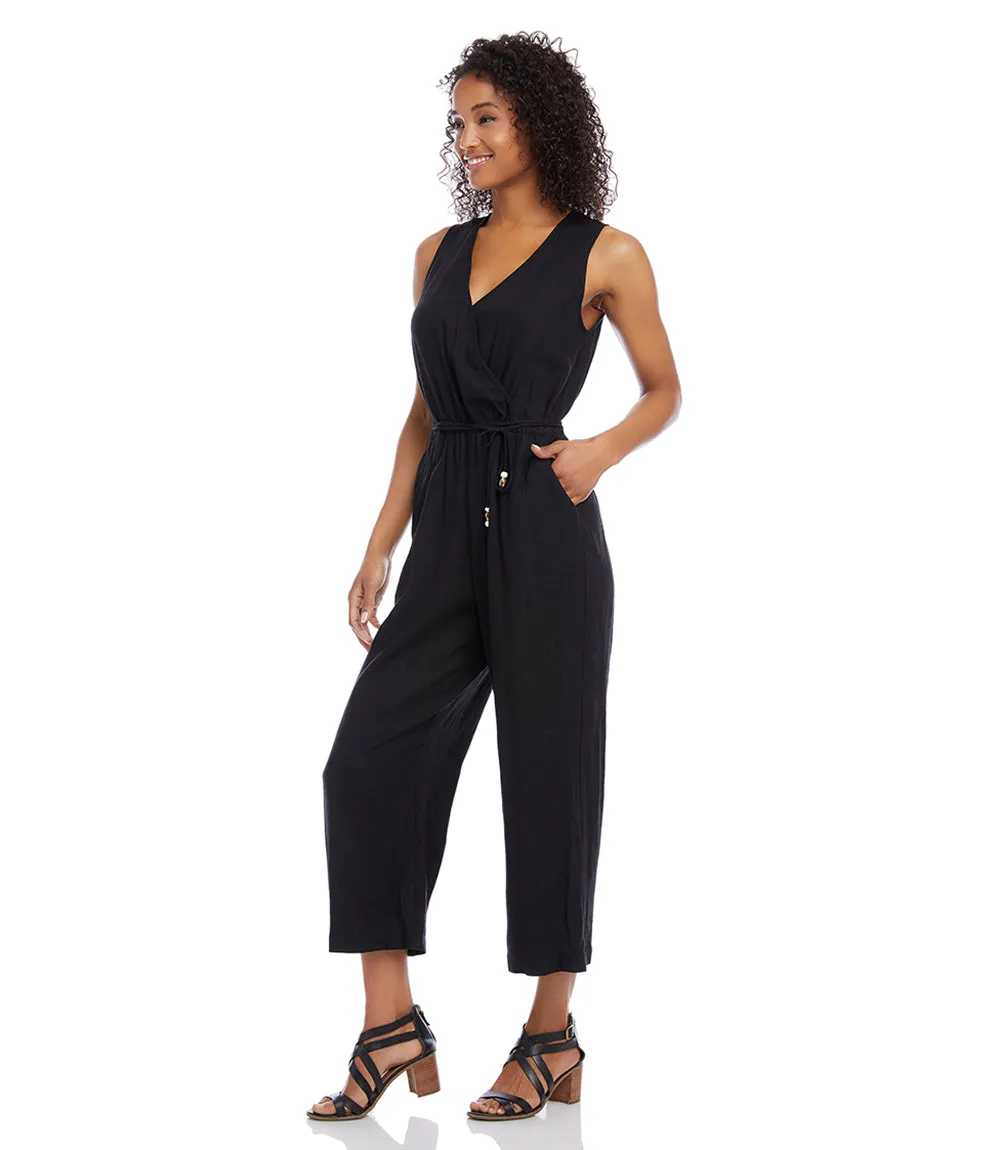 Petite Size Cropped Jumpsuit sold by Karen Kane product image thumbnail 2