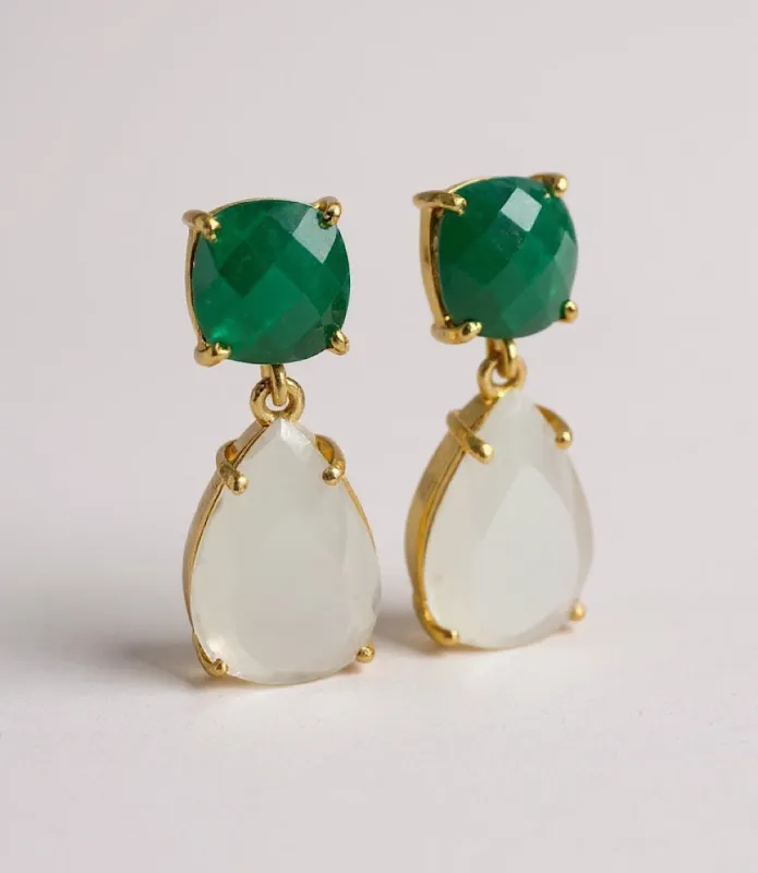 Teardrop Crystal Earrings sold by Karen Kane