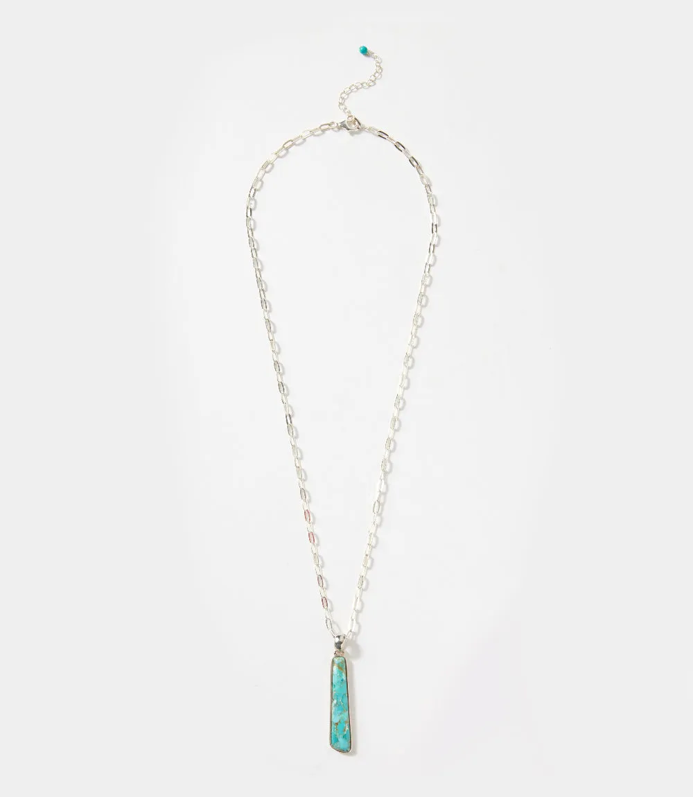 Pueblo Blue Turquoise Pendant Necklace sold by Karen Kane product image thumbnail 3