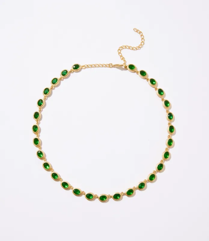 Gemstone Station Necklace sold by Karen Kane