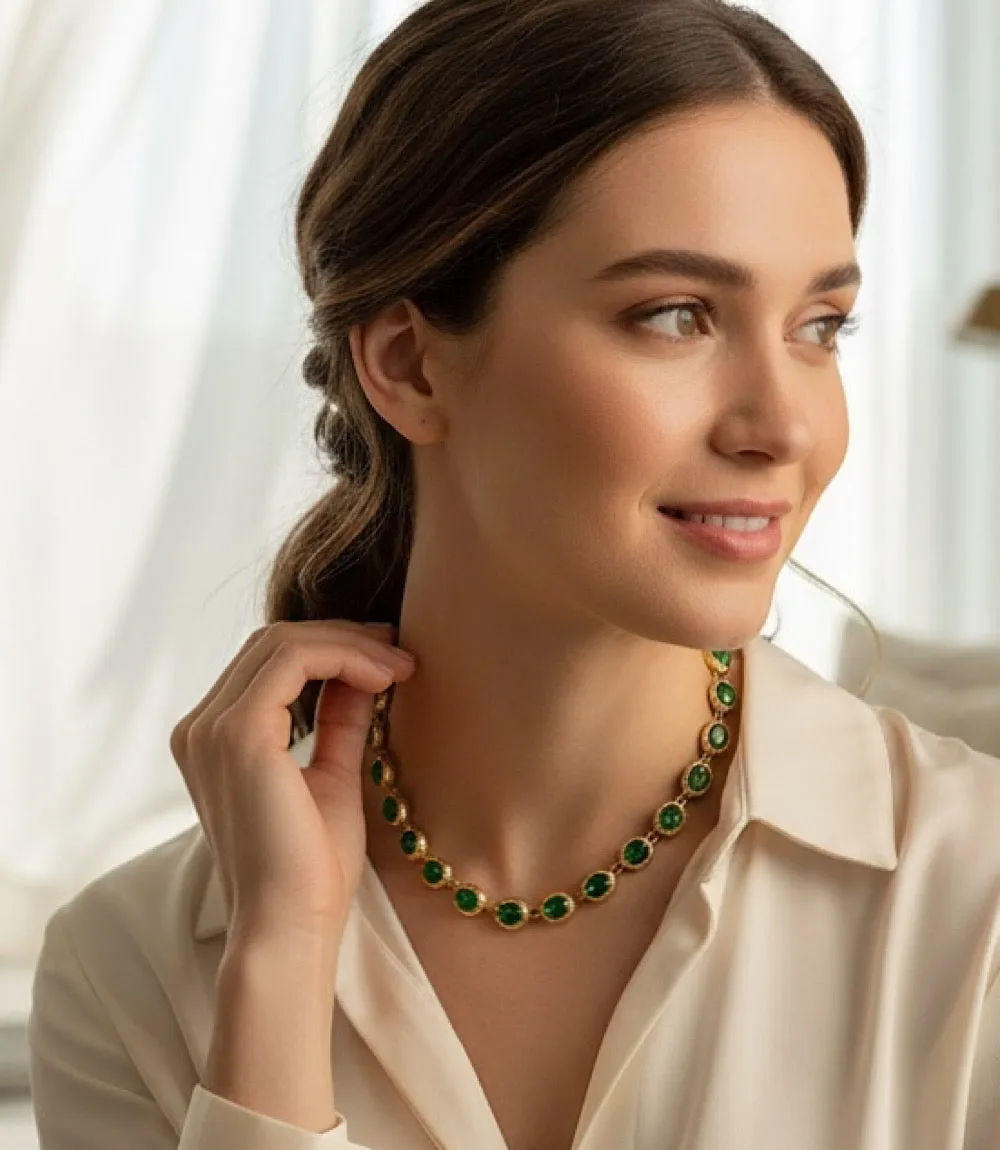 Gemstone Station Necklace sold by Karen Kane product image thumbnail 4