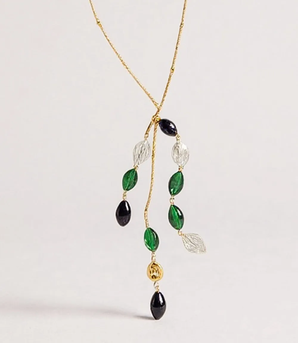 Dangling Gemstone Necklace sold by Karen Kane product image thumbnail 4