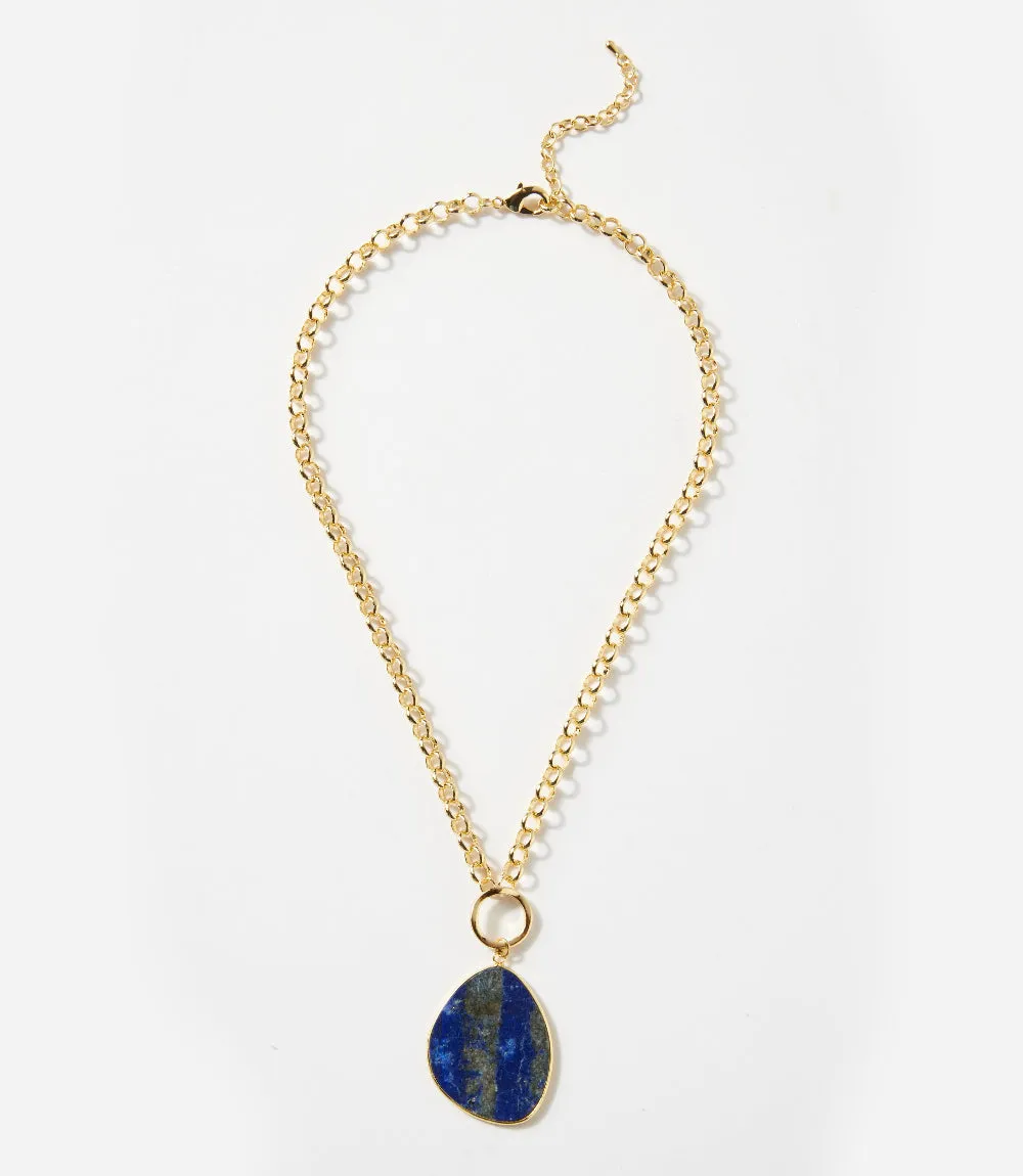 Lapis Pendant Necklace sold by Karen Kane product image thumbnail 2