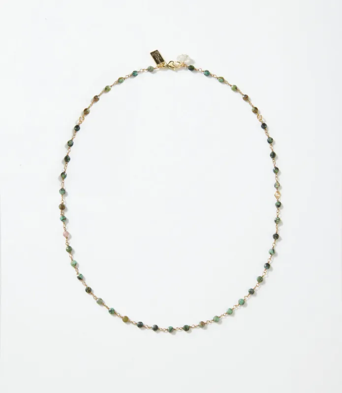 Beaded Turquoise Necklace sold by Karen Kane