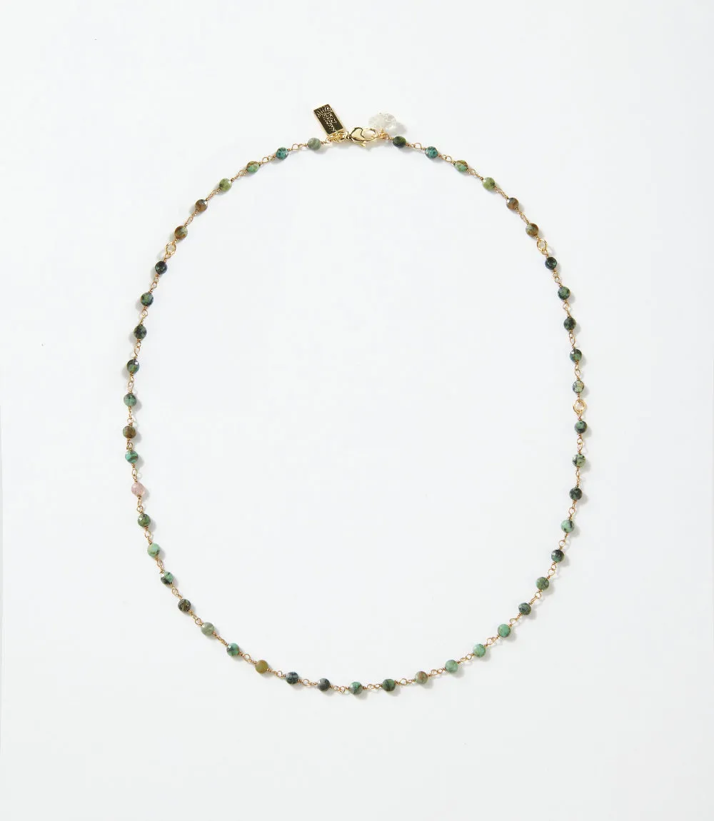 Beaded Turquoise Necklace sold by Karen Kane