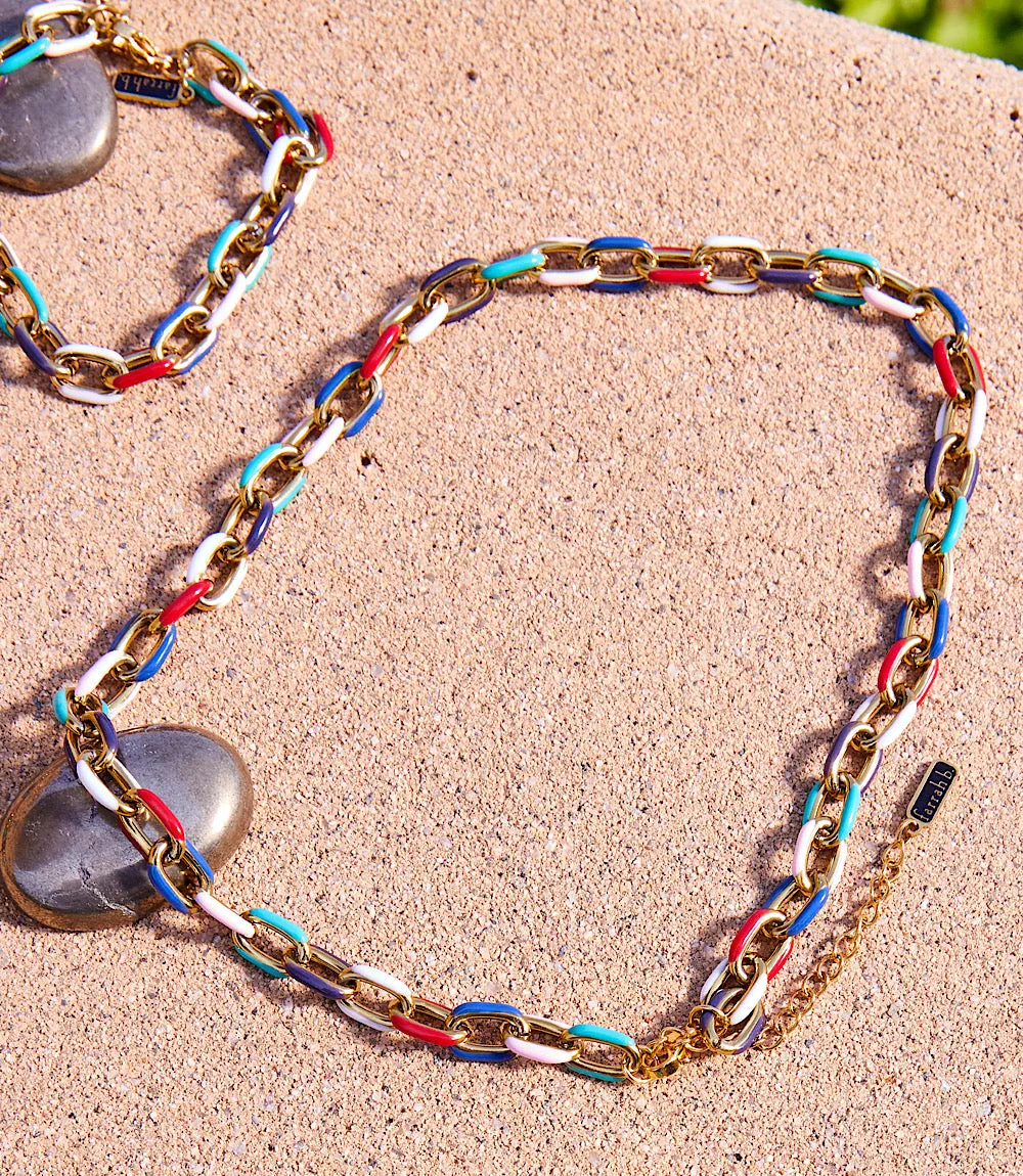 True Hue Chainlink Necklace sold by Karen Kane