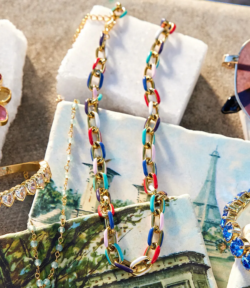 True Hue Chainlink Necklace sold by Karen Kane product image thumbnail 4