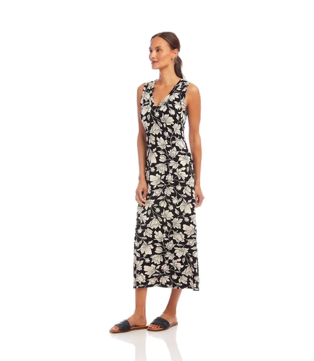 Petite Size Sleeveless V-Neck Midi Dress sold by Karen Kane product image thumbnail 4