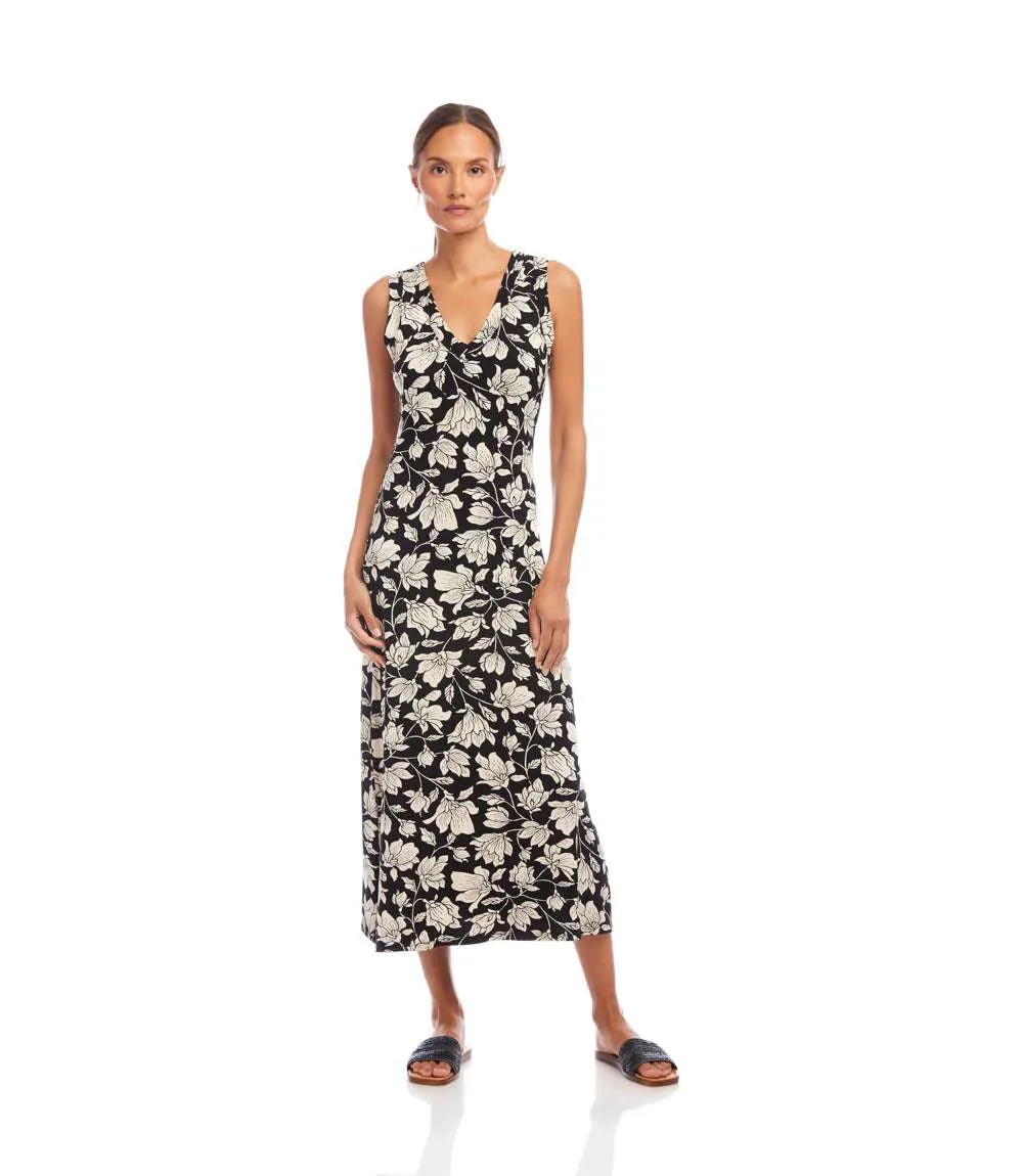 Petite Size Sleeveless V-Neck Midi Dress sold by Karen Kane product image thumbnail 3