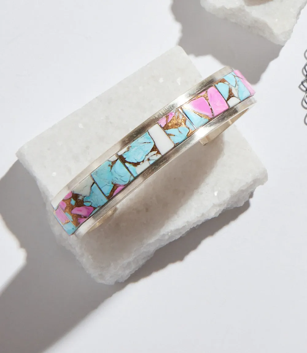 Cotton Candy Turquoise Cuff Bracelet sold by Karen Kane product image thumbnail 5