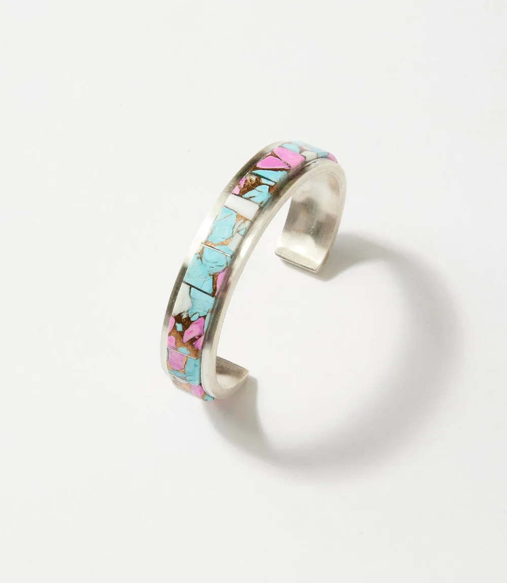 Cotton Candy Turquoise Cuff Bracelet sold by Karen Kane product image thumbnail 4