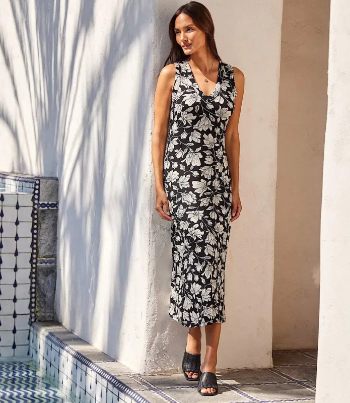 Sleeveless V-Neck Midi Dress sold by Karen Kane