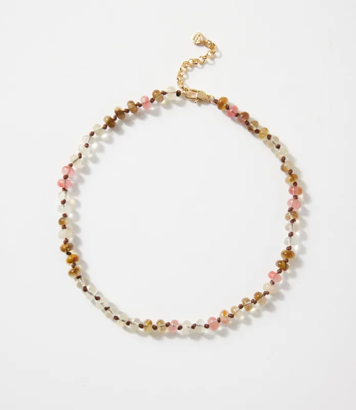 Beaded Gemstone Necklace sold by Karen Kane