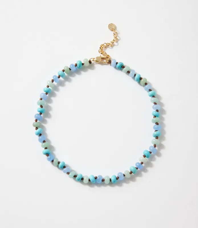 Beaded Gemstone Necklace sold by Karen Kane