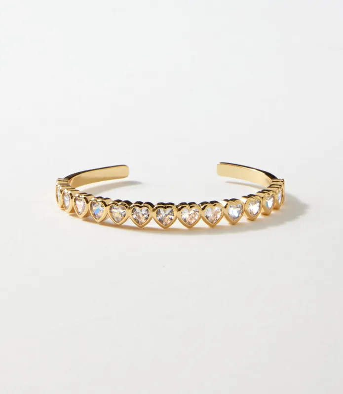 Heart Cuff Bracelet sold by Karen Kane