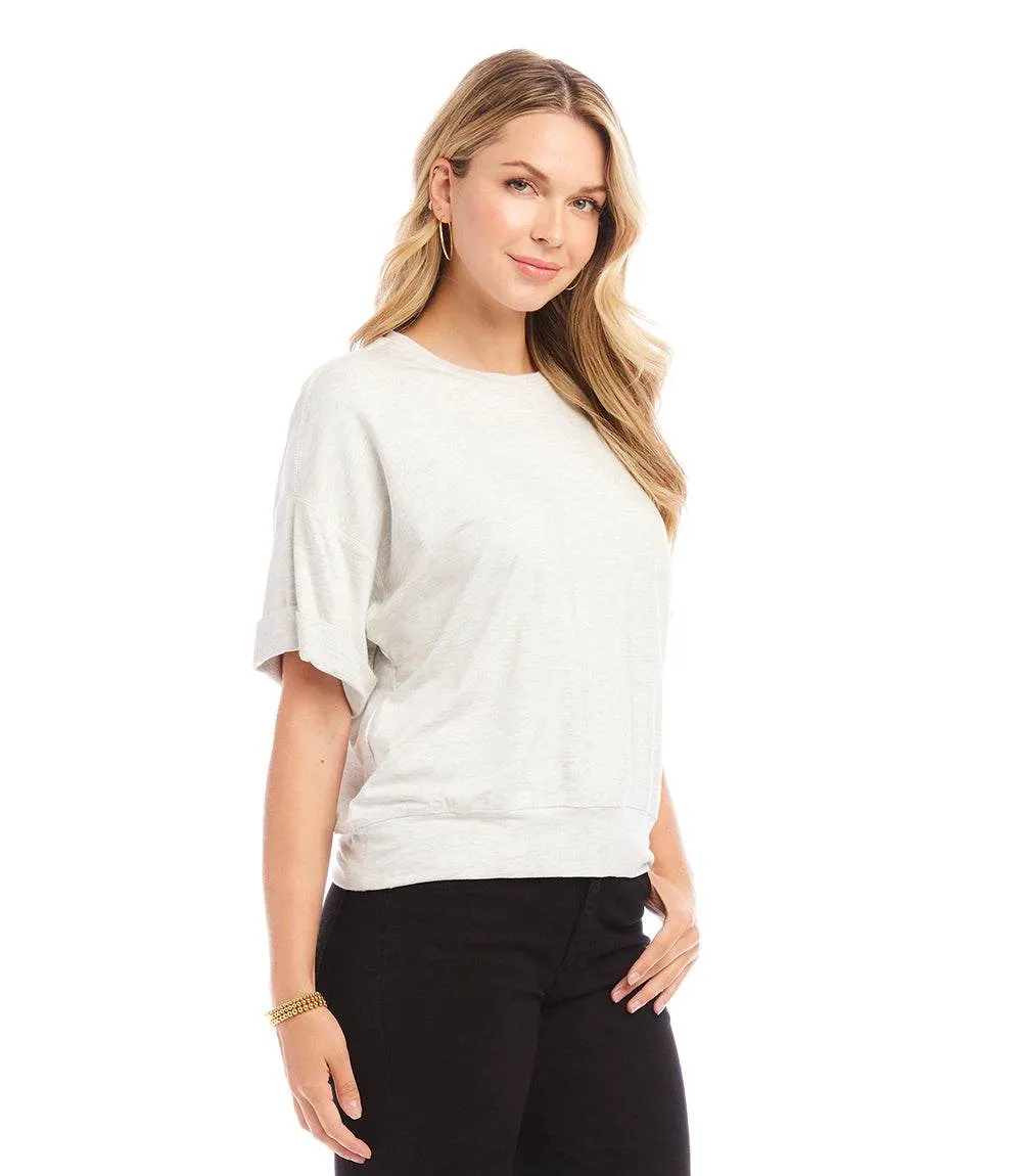 Cuffed Sleeve Tee sold by Karen Kane product image thumbnail 5