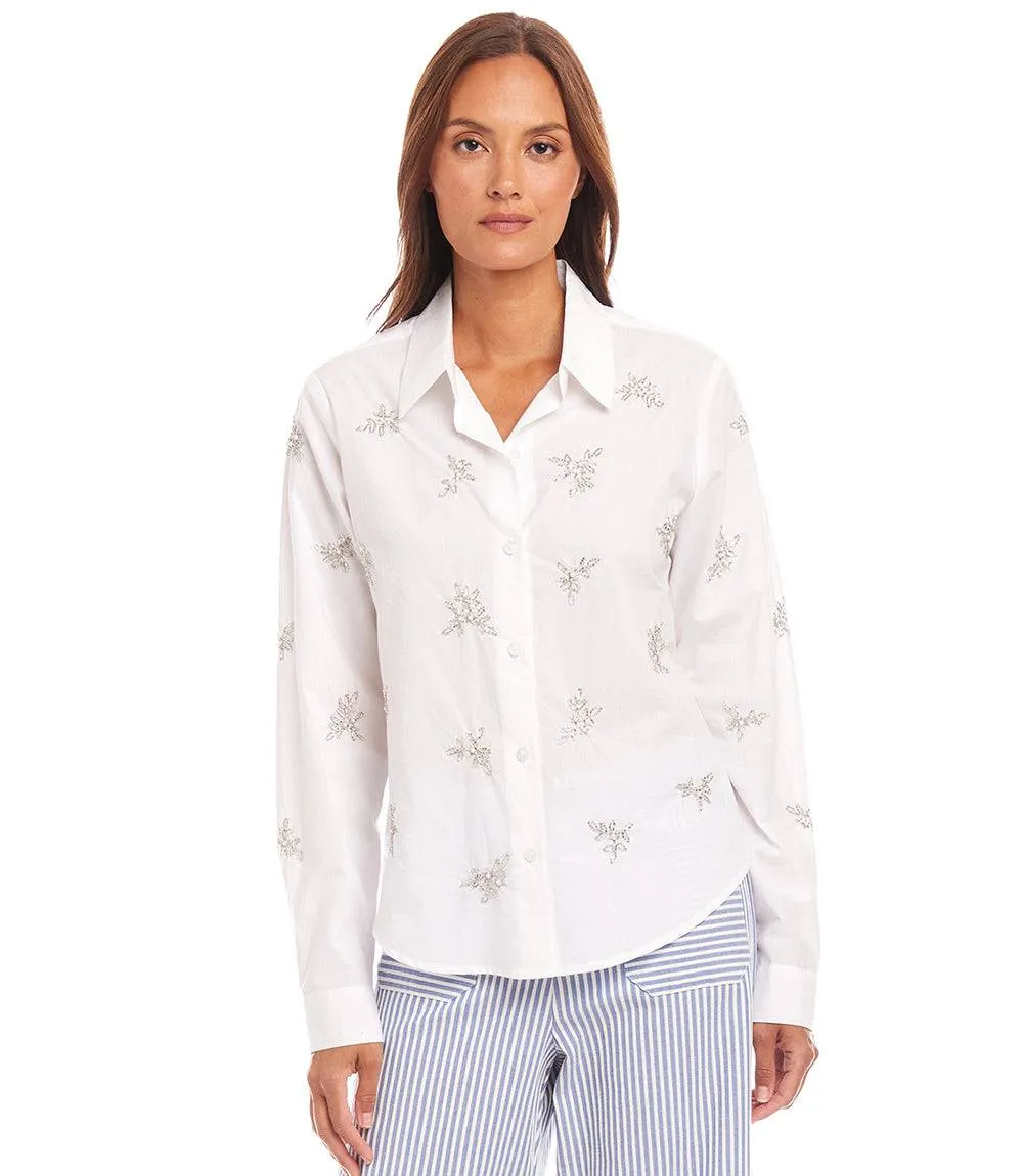 Embellished Button-Up Shirt sold by Karen Kane product image thumbnail 3