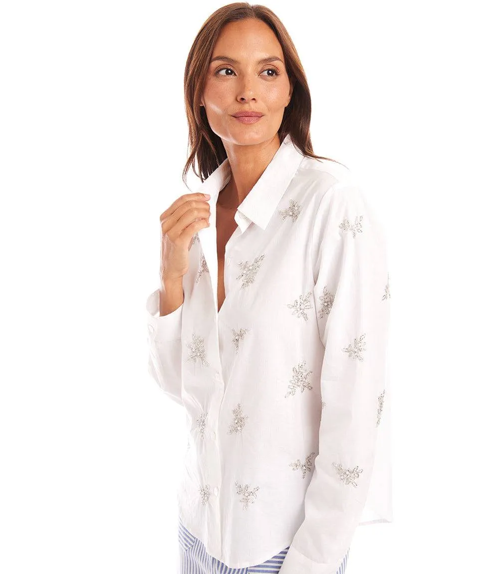 Embellished Button-Up Shirt sold by Karen Kane product image thumbnail 4