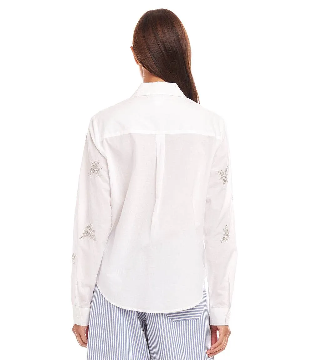 Embellished Button-Up Shirt sold by Karen Kane product image thumbnail 5