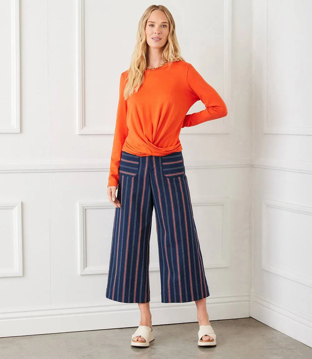 Long Sleeve Drape Front Top sold by Karen Kane product image thumbnail 2
