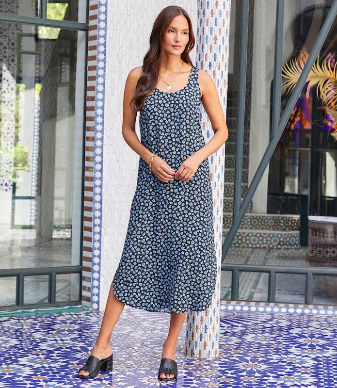 Side-Slit Tank Dress sold by Karen Kane