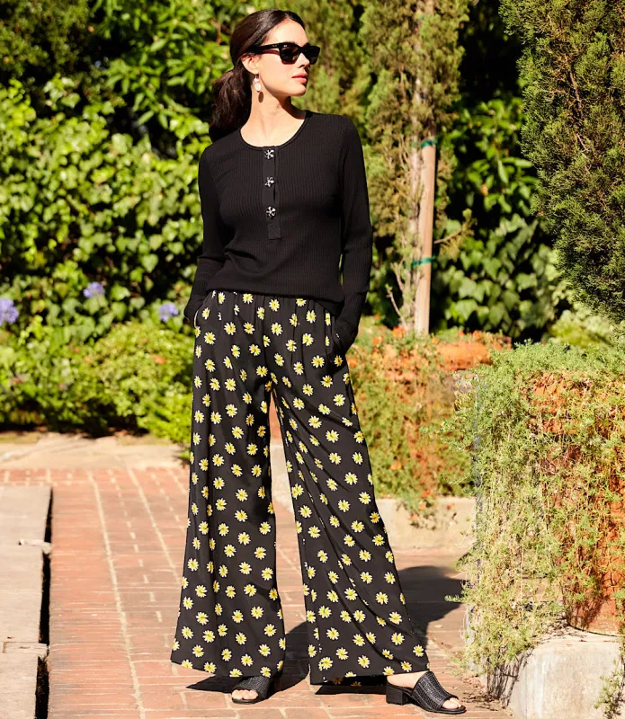 Petite Size Wide-Leg Pants sold by Karen Kane
