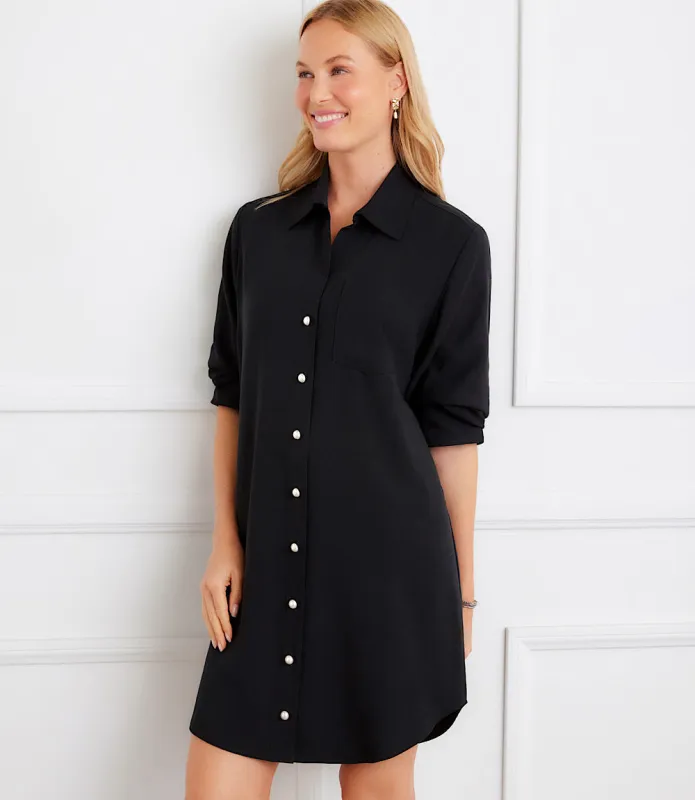 Ruched Sleeve Shirtdress made by Karen Kane