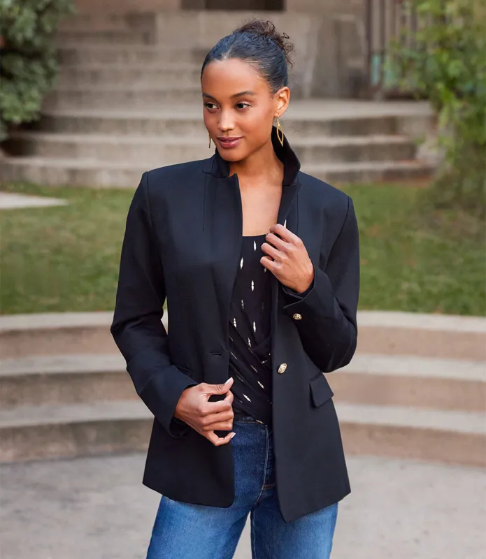 Ponte Knit Blazer made by Karen Kane