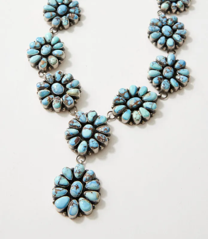Golden Hill Turquoise Cluster Necklace sold by Karen Kane
