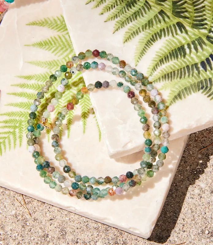 Semi Precious Stone Stretch Bracelet made by Karen Kane