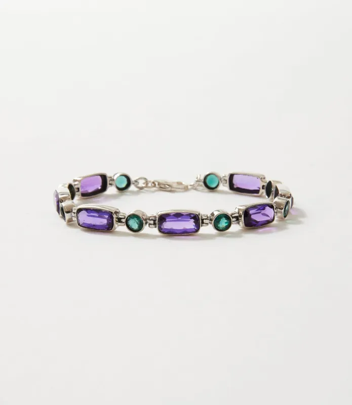 Sterling Silver Gemstone Bracelet sold by Karen Kane
