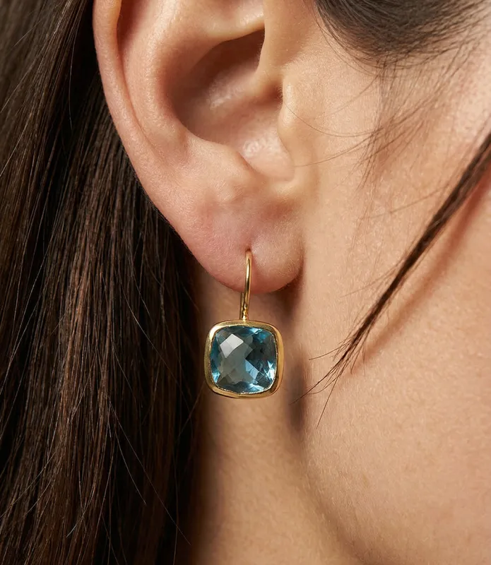 Dolce Gemstone Drop Earrings sold by Karen Kane
