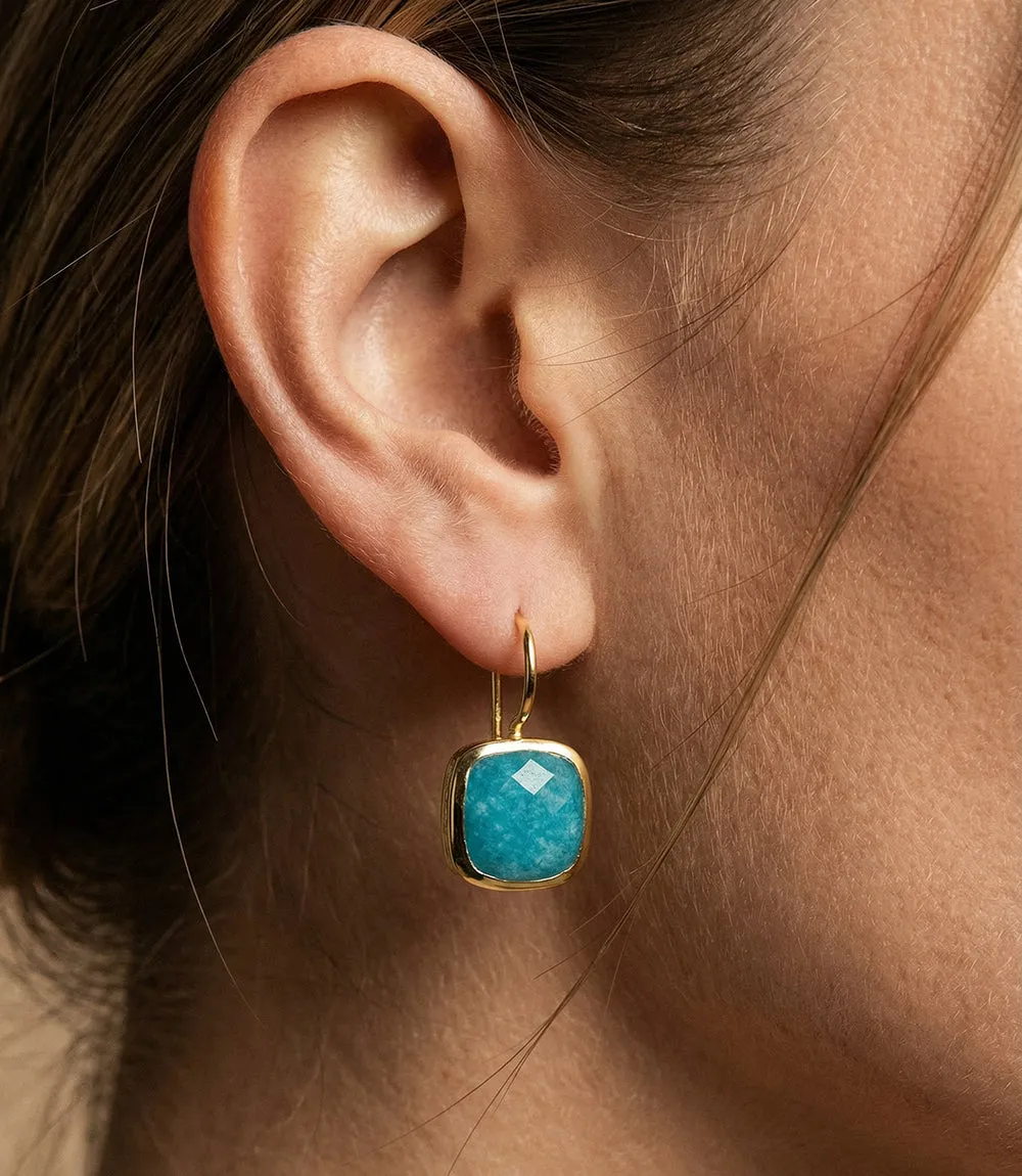 Dolce Gemstone Drop Earrings sold by Karen Kane