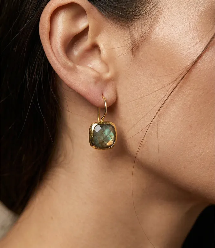 Dolce Gemstone Drop Earrings sold by Karen Kane