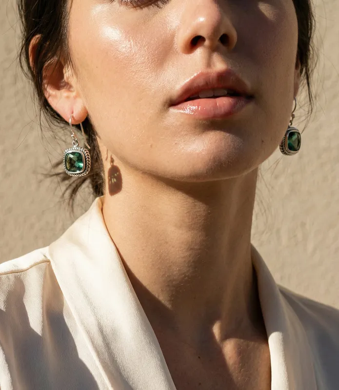 Embellished Sterling Silver Gemstone Earrings sold by Karen Kane