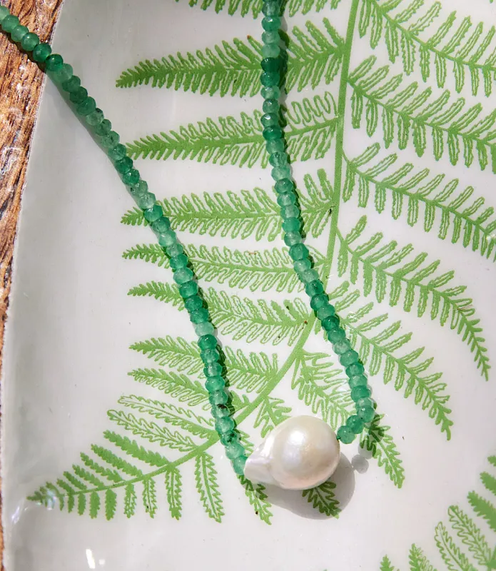 Beaded Pearl Necklace sold by Karen Kane