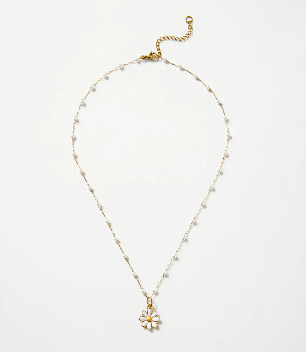 Daisy Charm Pendant Necklace sold by Karen Kane product image thumbnail 3