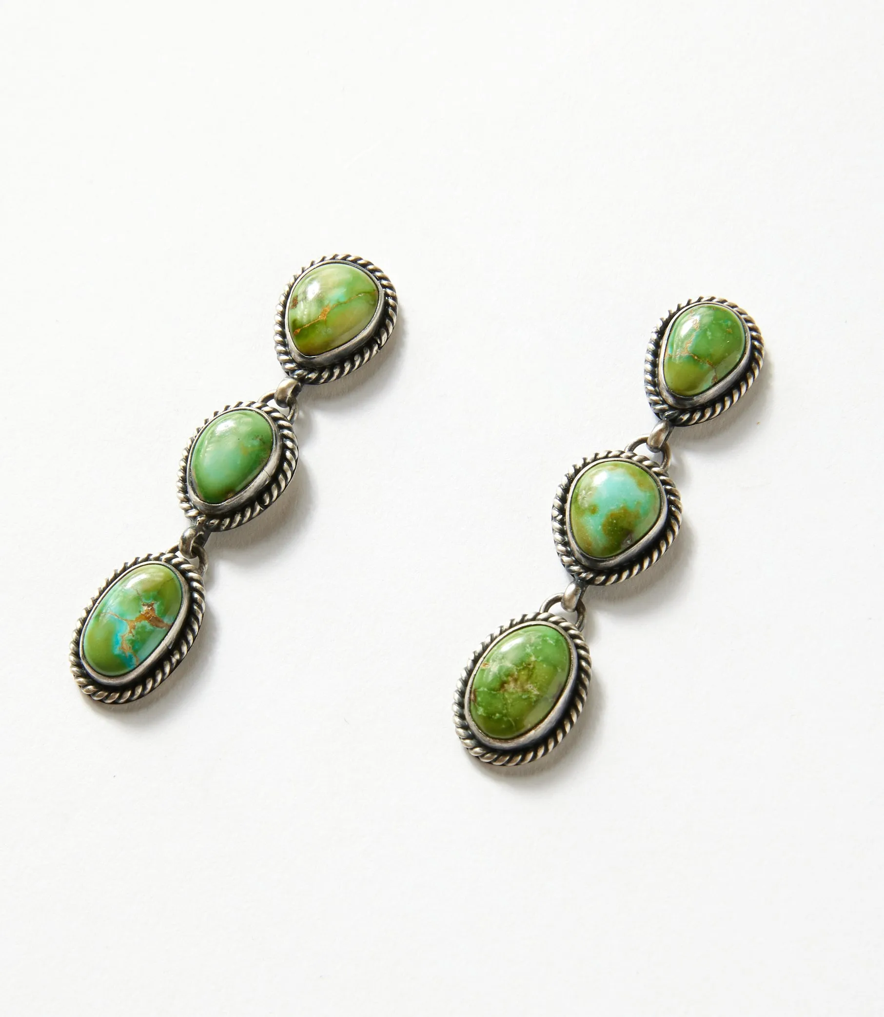 Green Turquoise Necklace And Earring Set sold by Karen Kane product image thumbnail 4