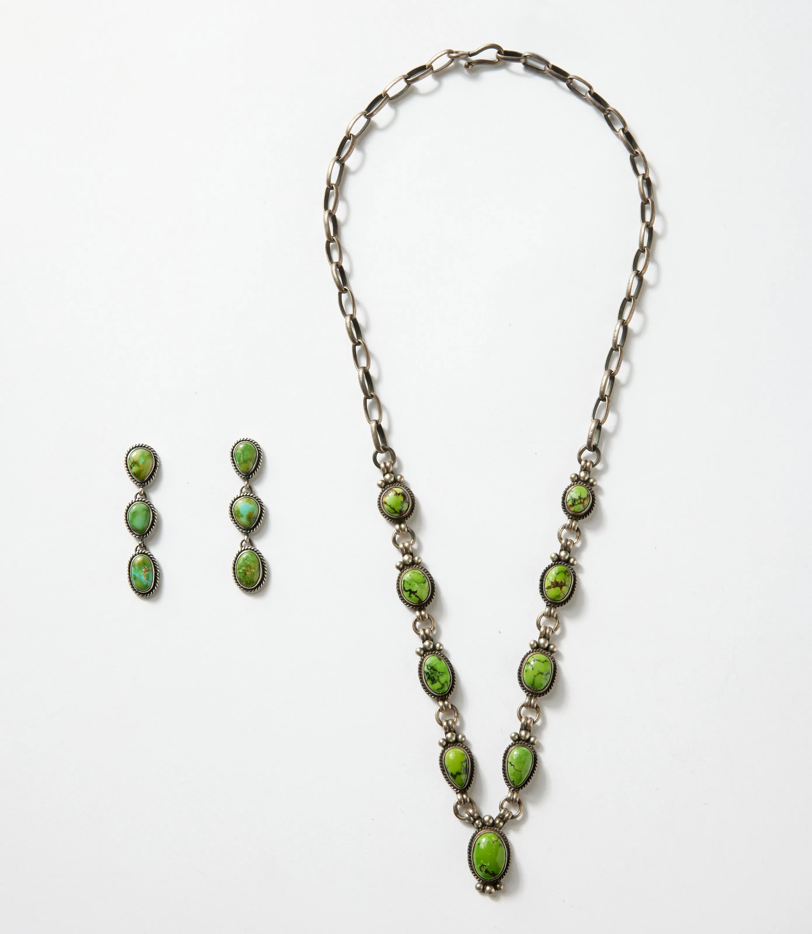 Green Turquoise Necklace And Earring Set sold by Karen Kane product image thumbnail 5