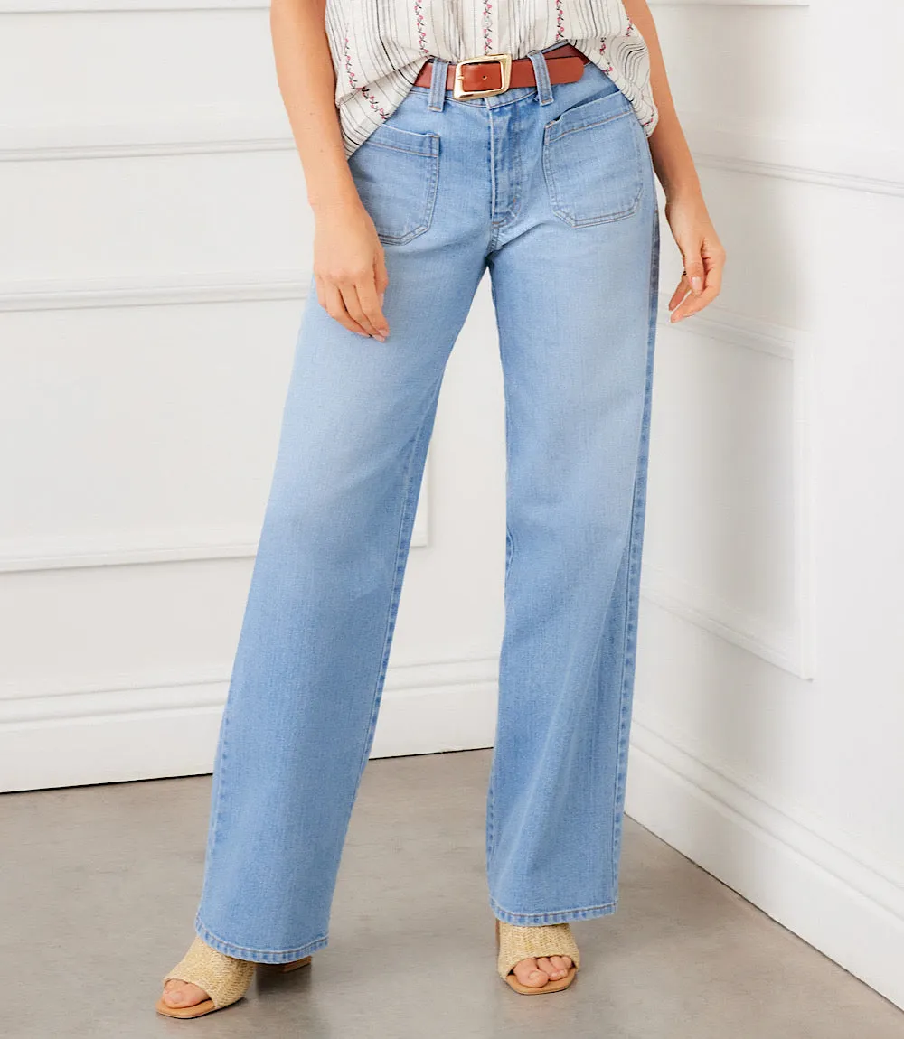 Lauren Patch Pocket Jeans sold by Karen Kane