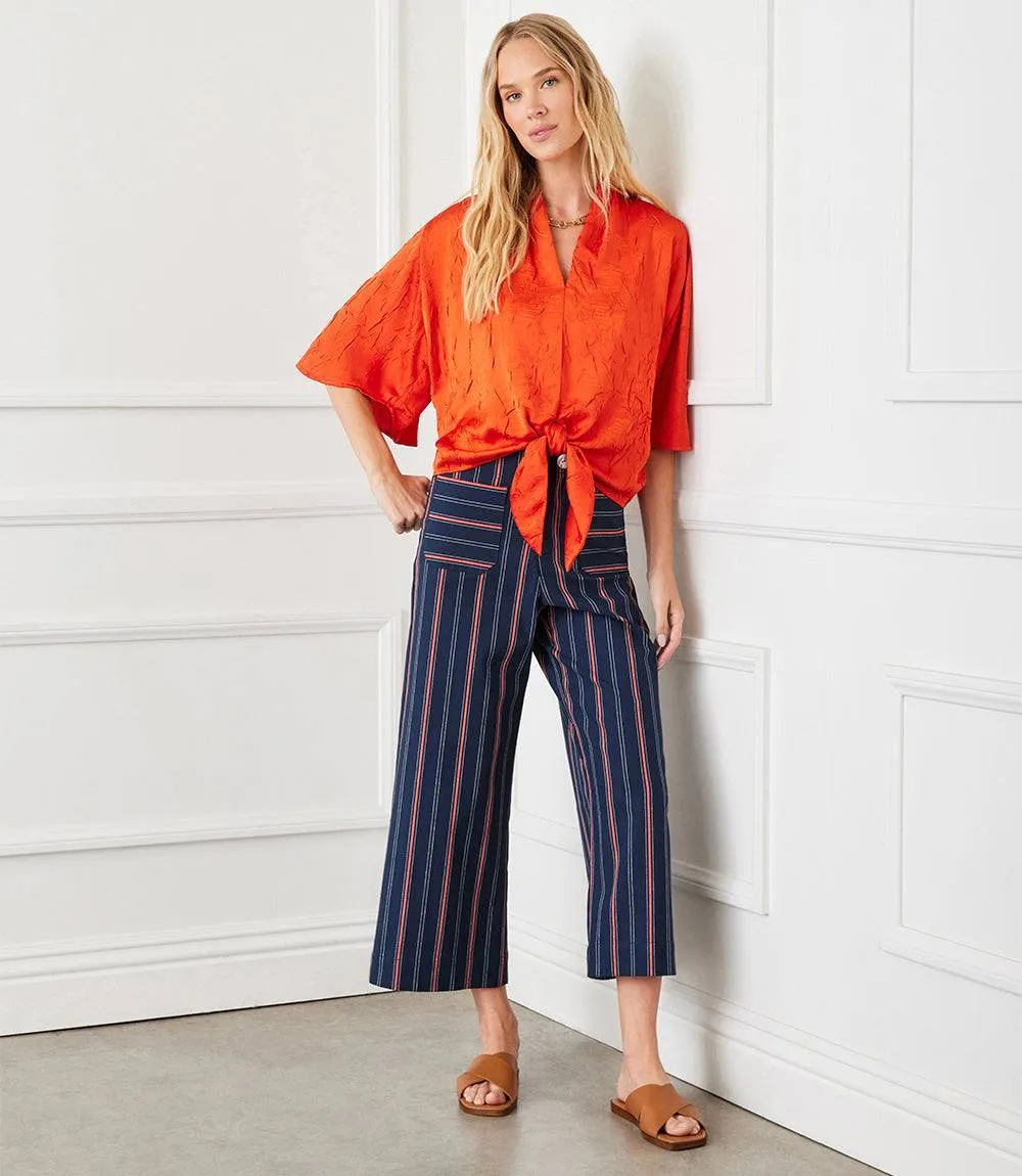 Flare Sleeve Tie Front Top sold by Karen Kane product image thumbnail 5