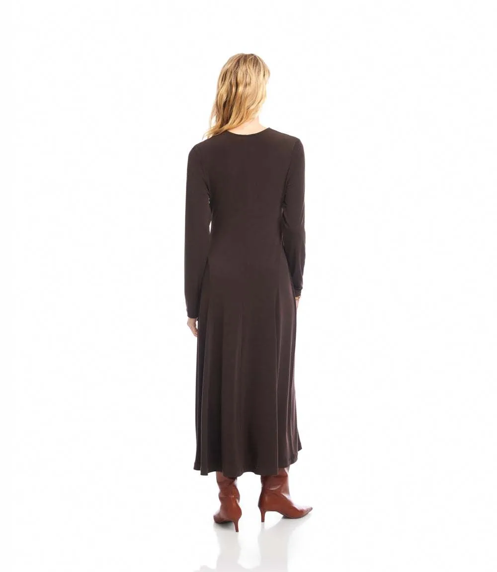 Kate V-Neck Midi Travel Jersey Dress sold by Karen Kane product image thumbnail 5