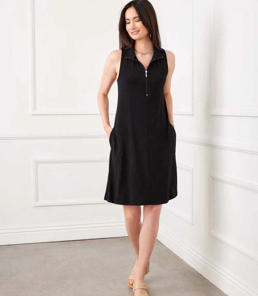 Sleeveless Zip-Up Travel Jersey Dress sold by Karen Kane product image thumbnail 2