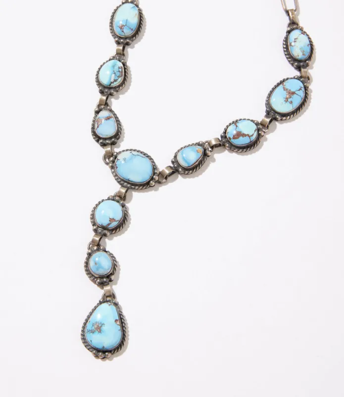 Golden Hill Turquoise Lariat Necklace sold by Karen Kane