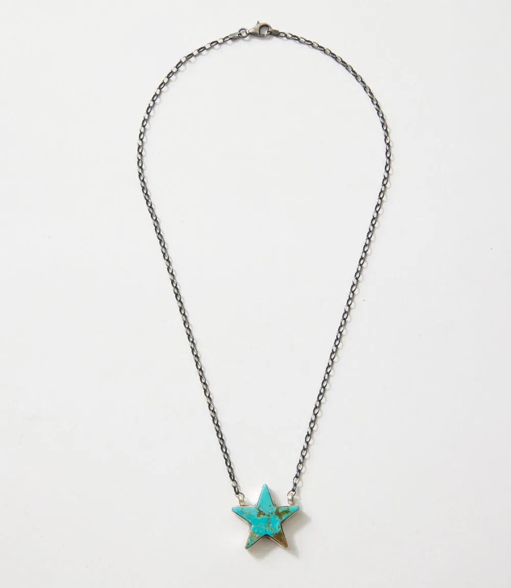 Kingman Turquoise Star Necklace sold by Karen Kane product image thumbnail 2